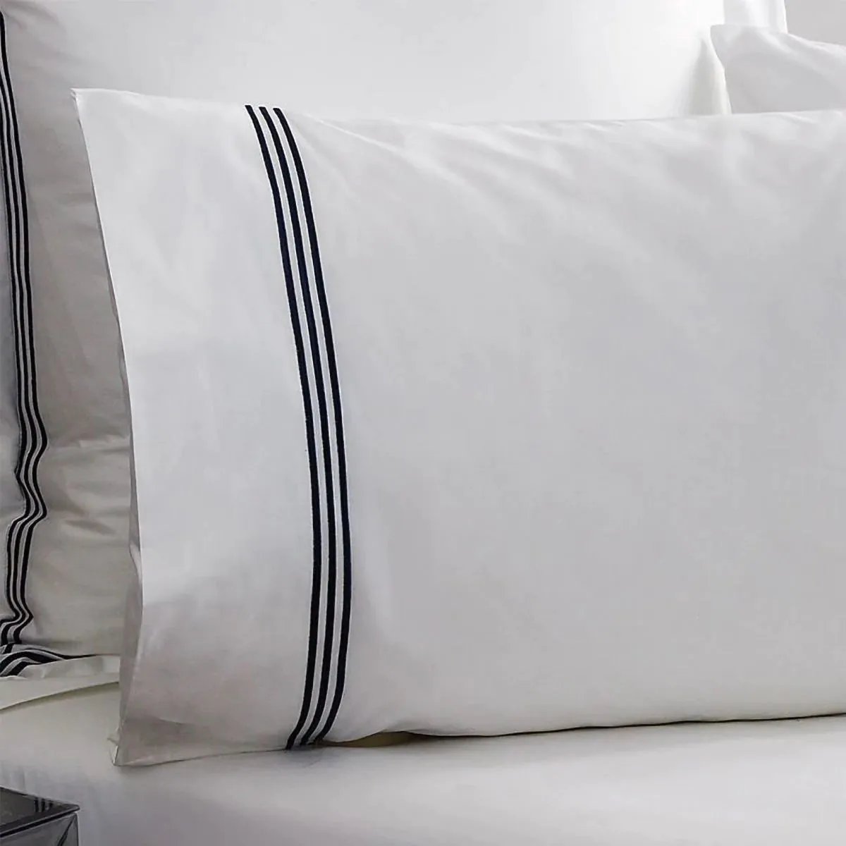 1200TC Palais Midnight Standard Pillowcase Pair by Sheridan