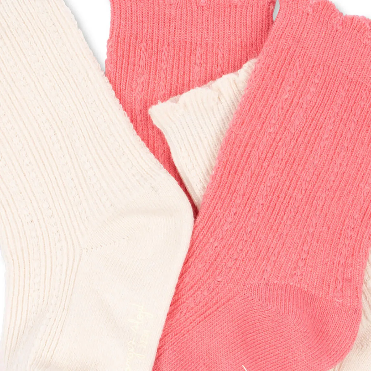 2 Pack Pointelle Socks by Konges Slojd