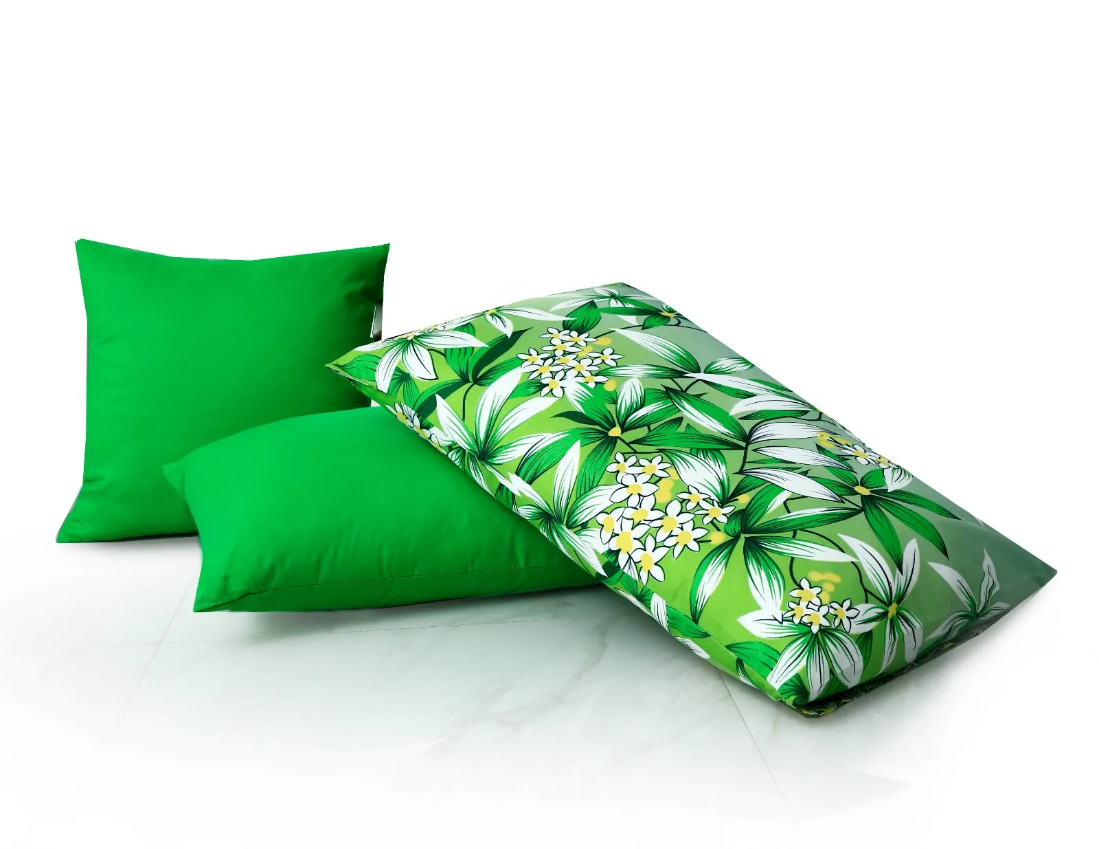 8 PCs Winter Comforter Set-15012Green Gold(With Dyed FittedSheet)