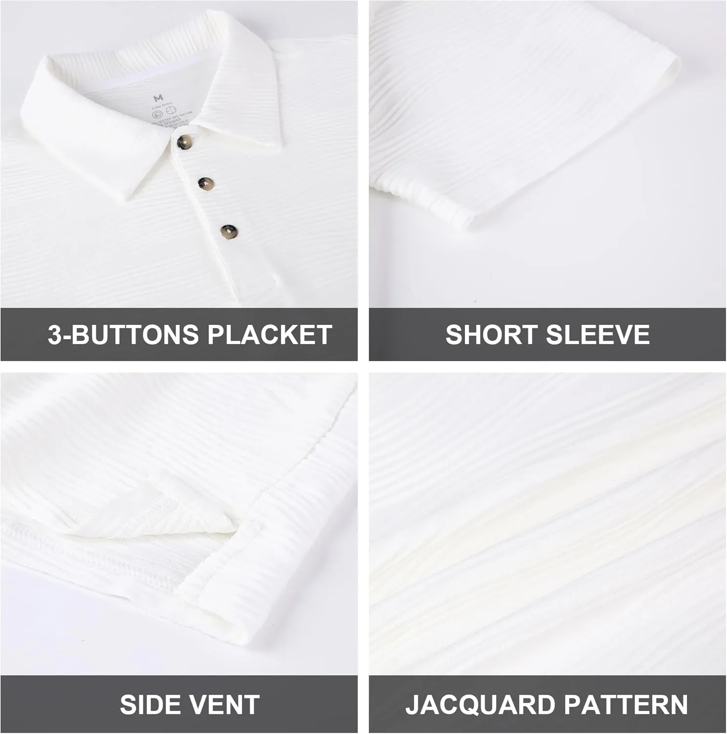 Alex Vando Mens Sweater Polo Long Sleeve Soft Knitted Jacquard Pullover Collared Sweater
