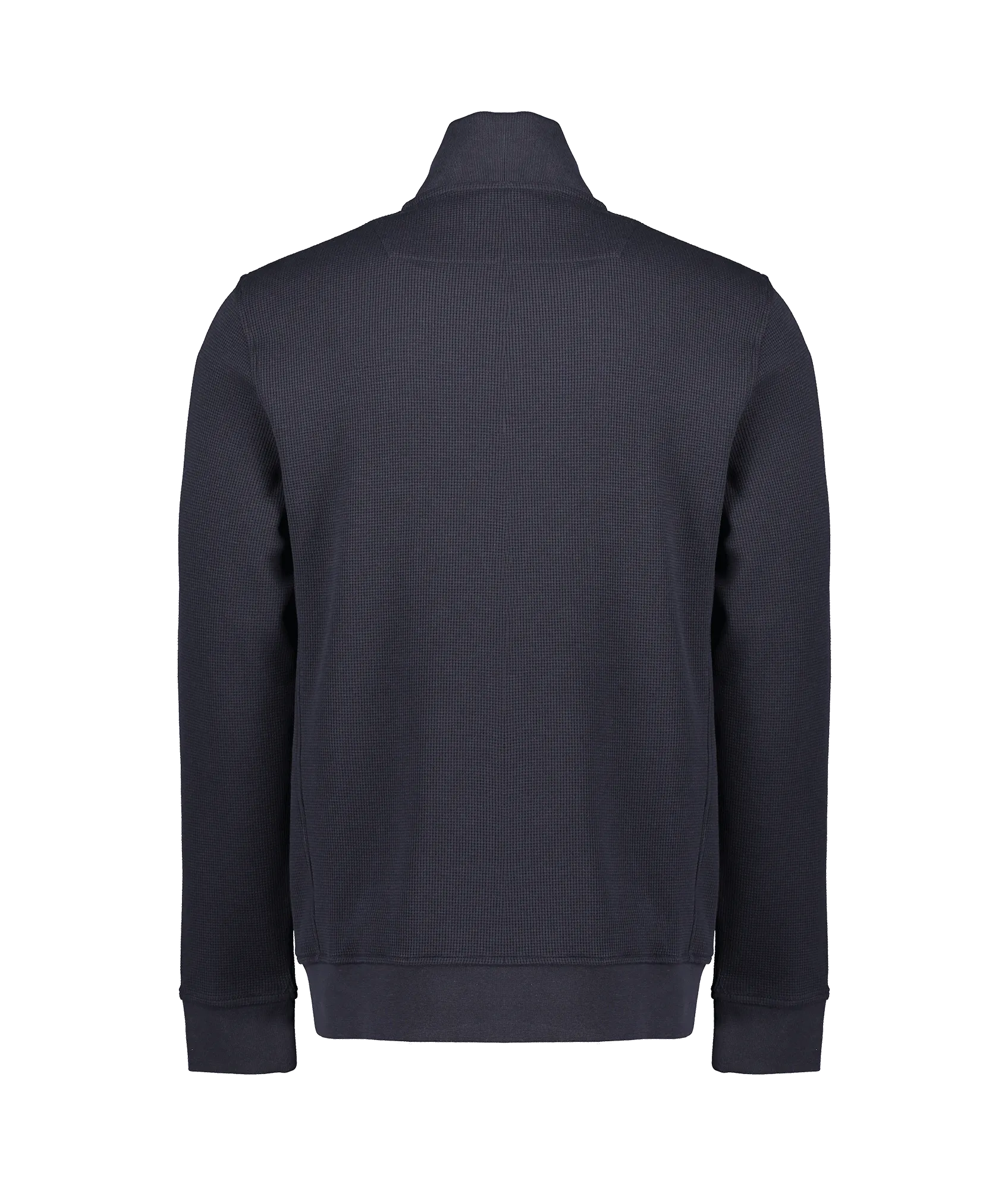 Amonwoods Waffle Zip Through Knit - Navy