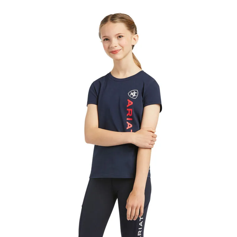 Ariat Kids Vertical Logo Tee