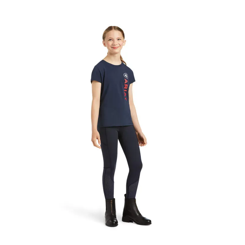 Ariat Kids Vertical Logo Tee