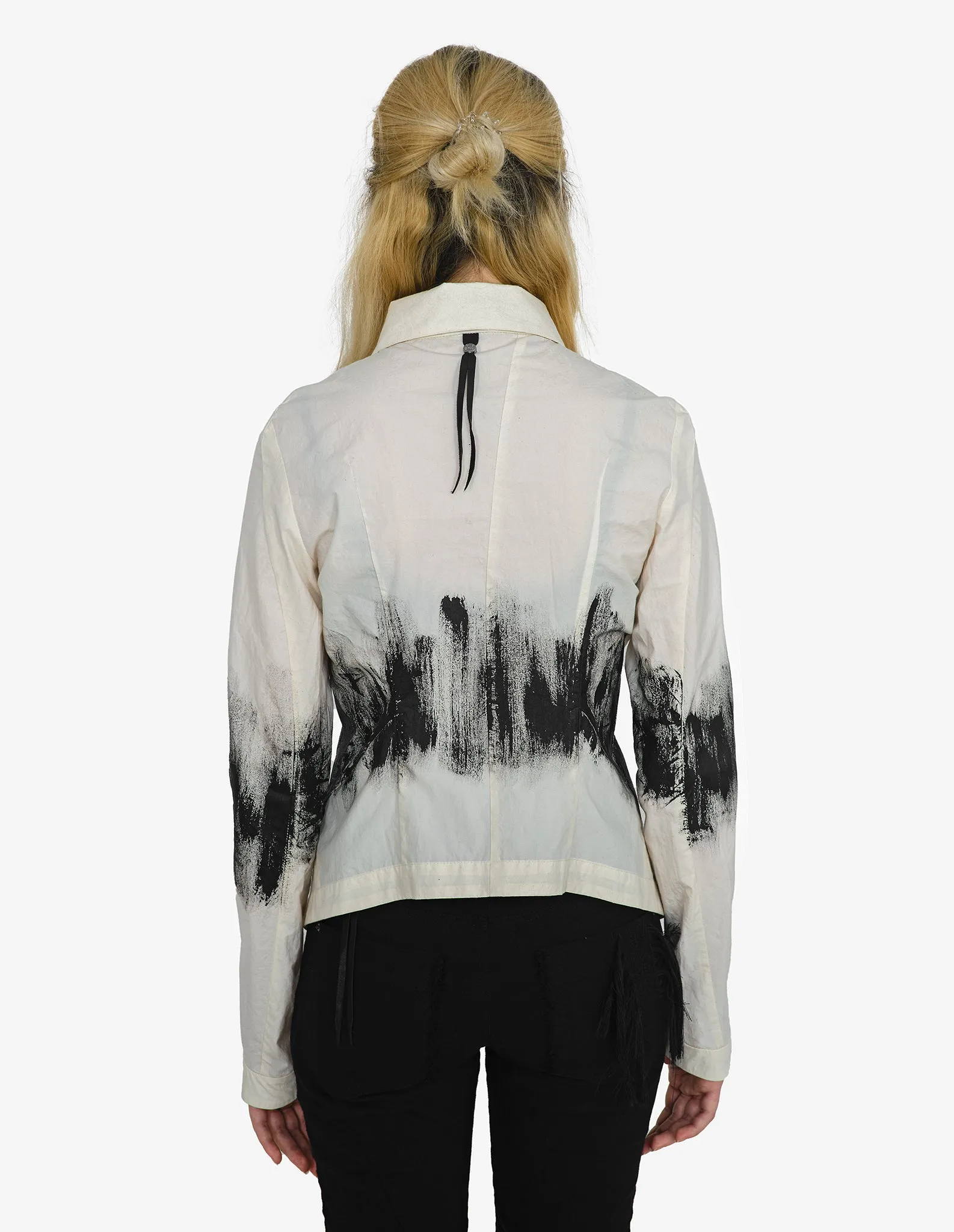 Asymmetric Hand-Painted Shirt