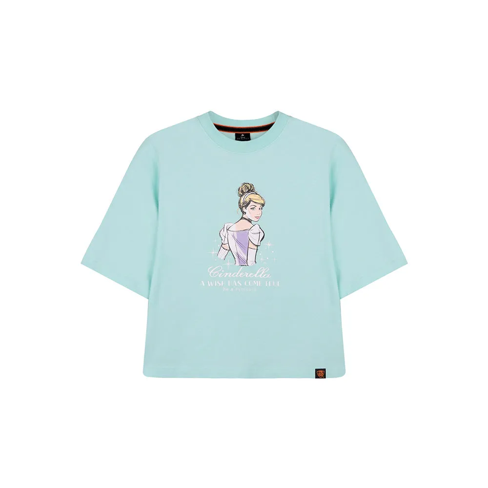 Beast Kingdom Disney Princess Series: Cinderella Women Tee (Blue)