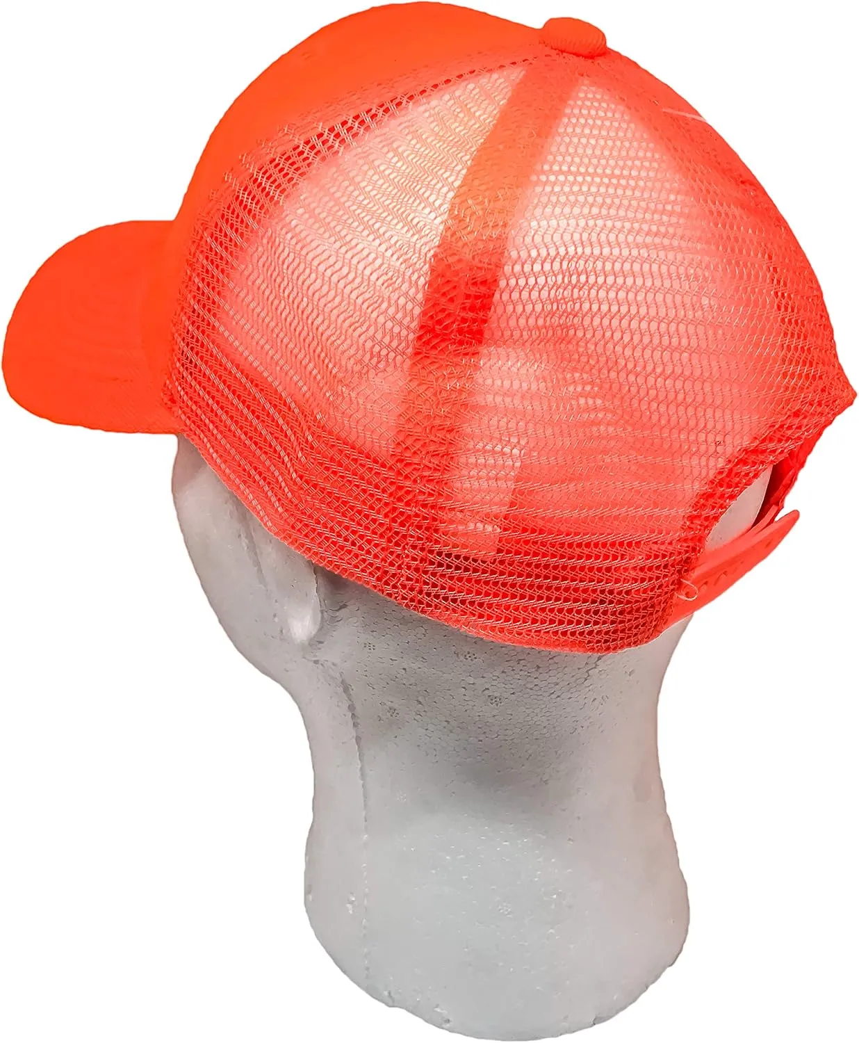 Black Duck Brand Bright Orange Hunting Safety Visual Mesh Back Adjustable Baseball Cap
