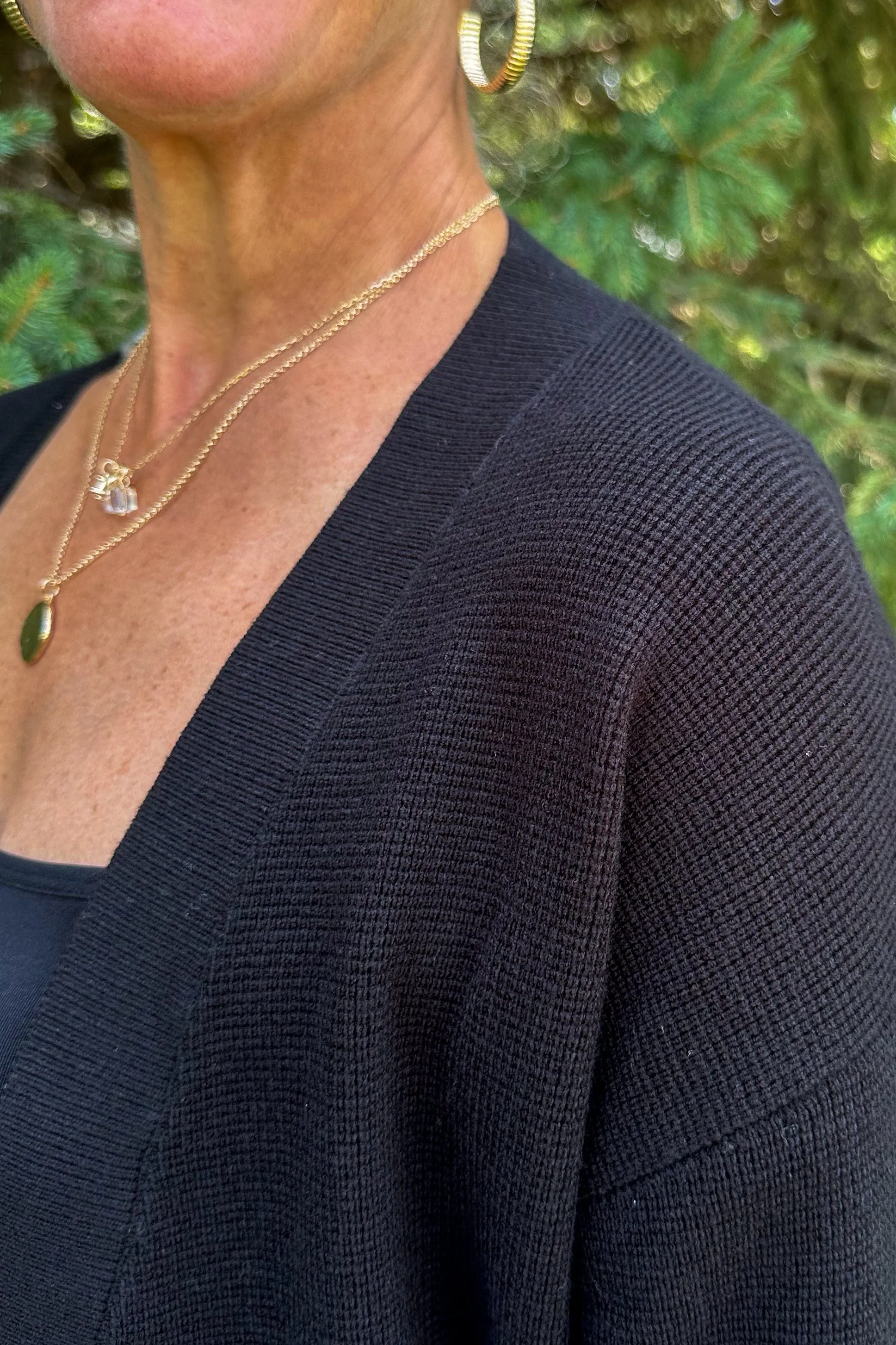 Black Everyday Cardigan