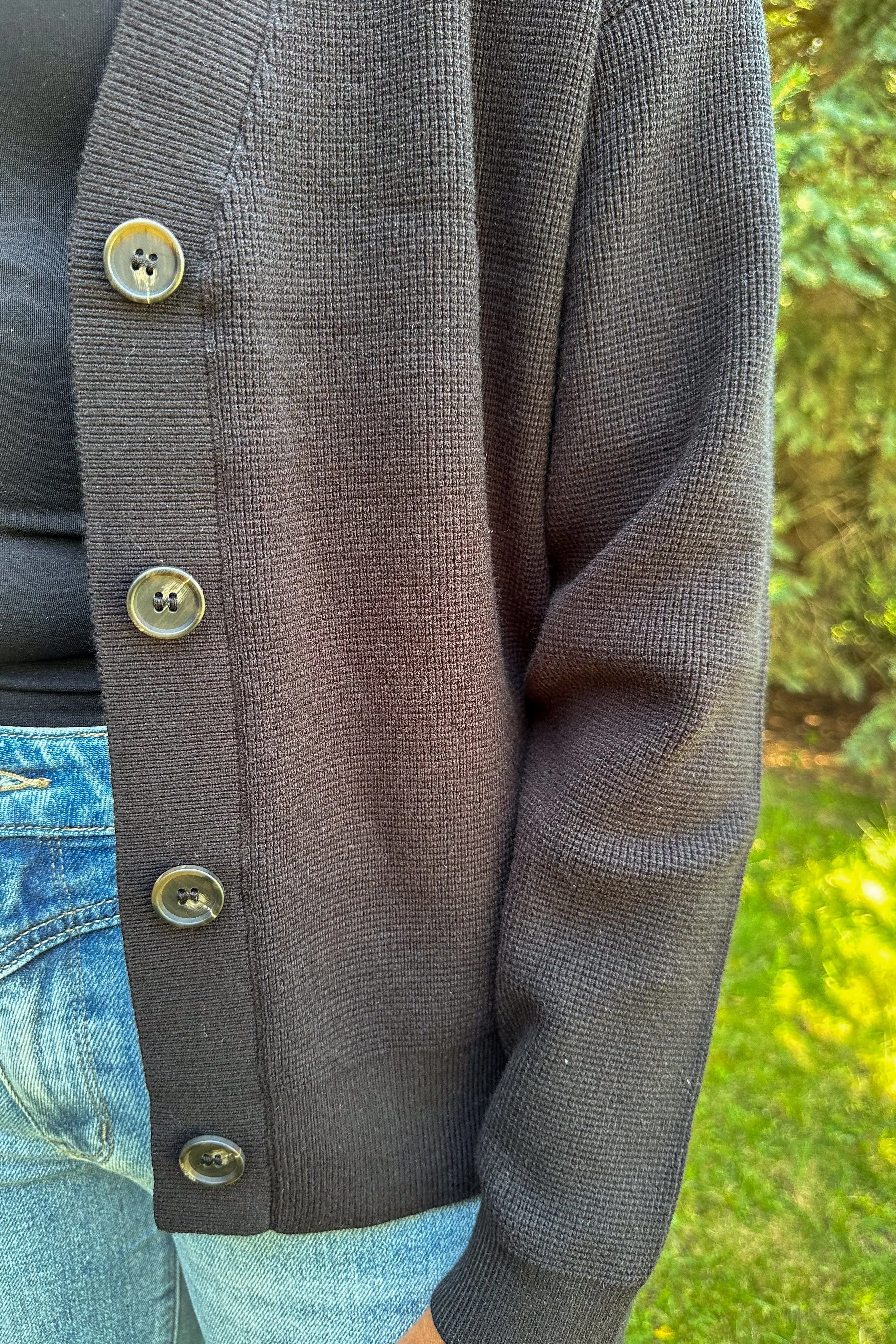 Black Everyday Cardigan