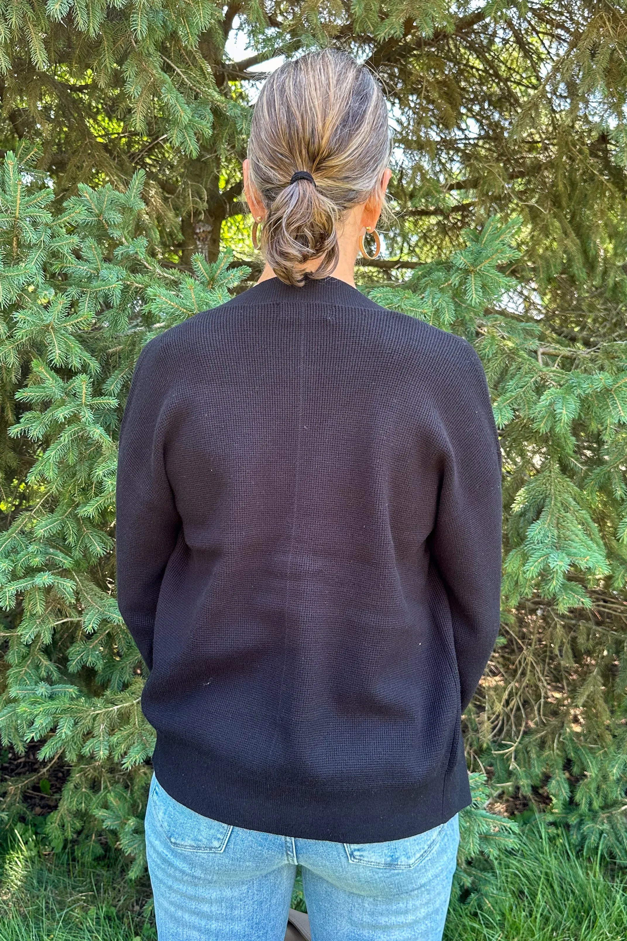 Black Everyday Cardigan