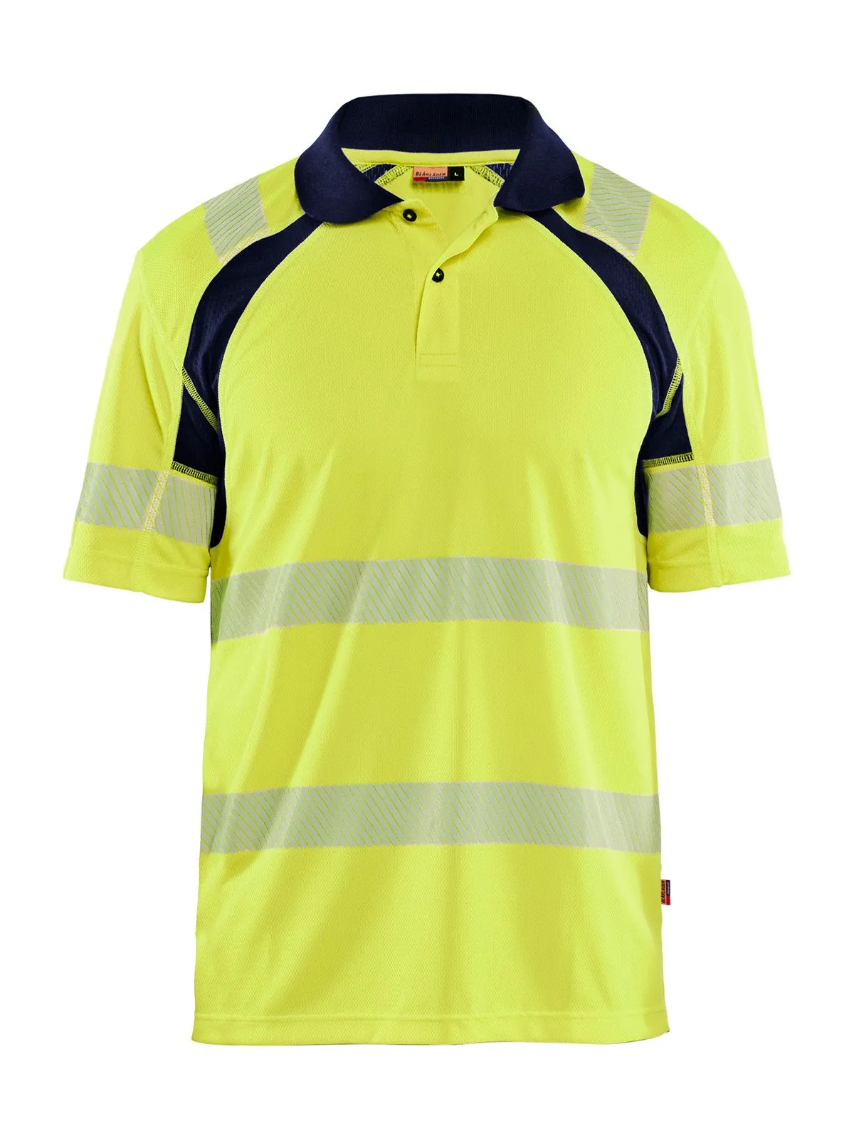 Bl&#xE5;kl&#xE4;der&#x20;Work&#x20;Polo&#x20;UV&#x20;High&#x20;Vis&#x20;3595&#x20;Yellow&#x20;Navy