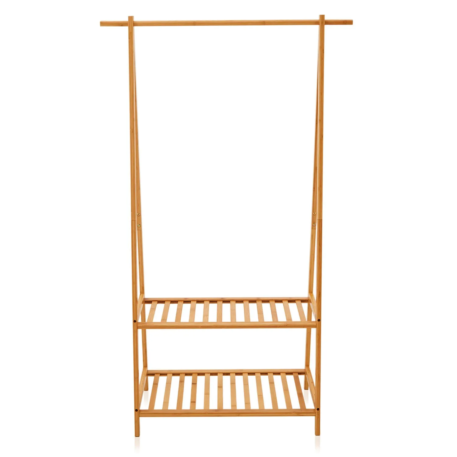 Blonde Wood Clothing Rack
