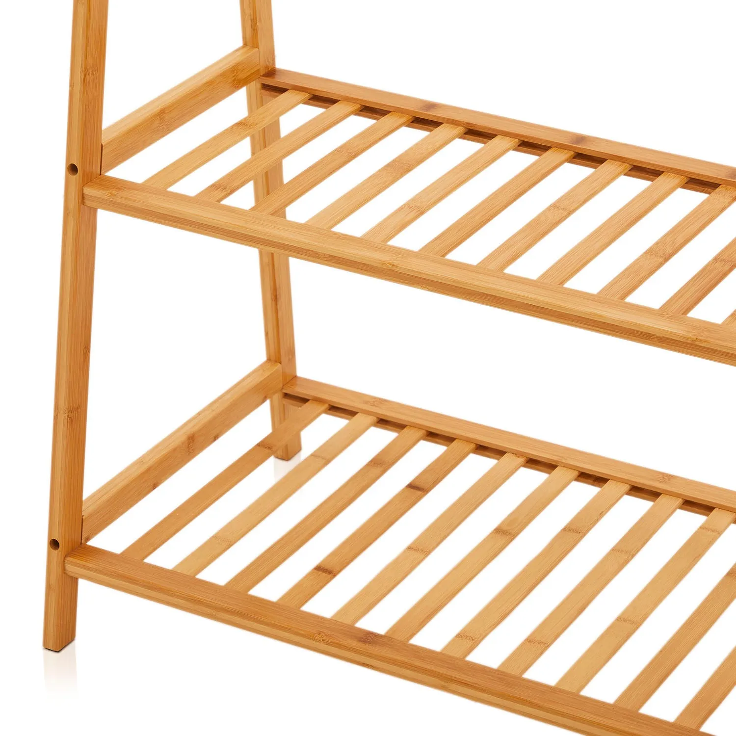 Blonde Wood Clothing Rack