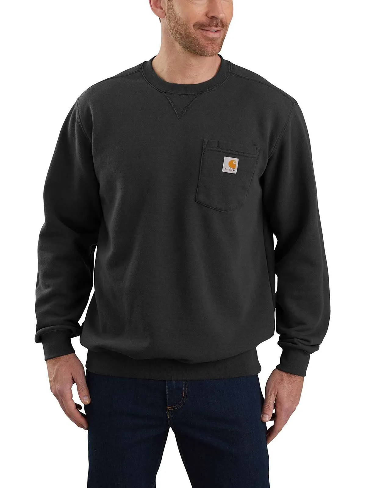 Carhartt&#x20;103852&#x20;Crewneck&#x20;pocket&#x20;sweatshirt&#x20;-&#x20;New&#x20;Navy