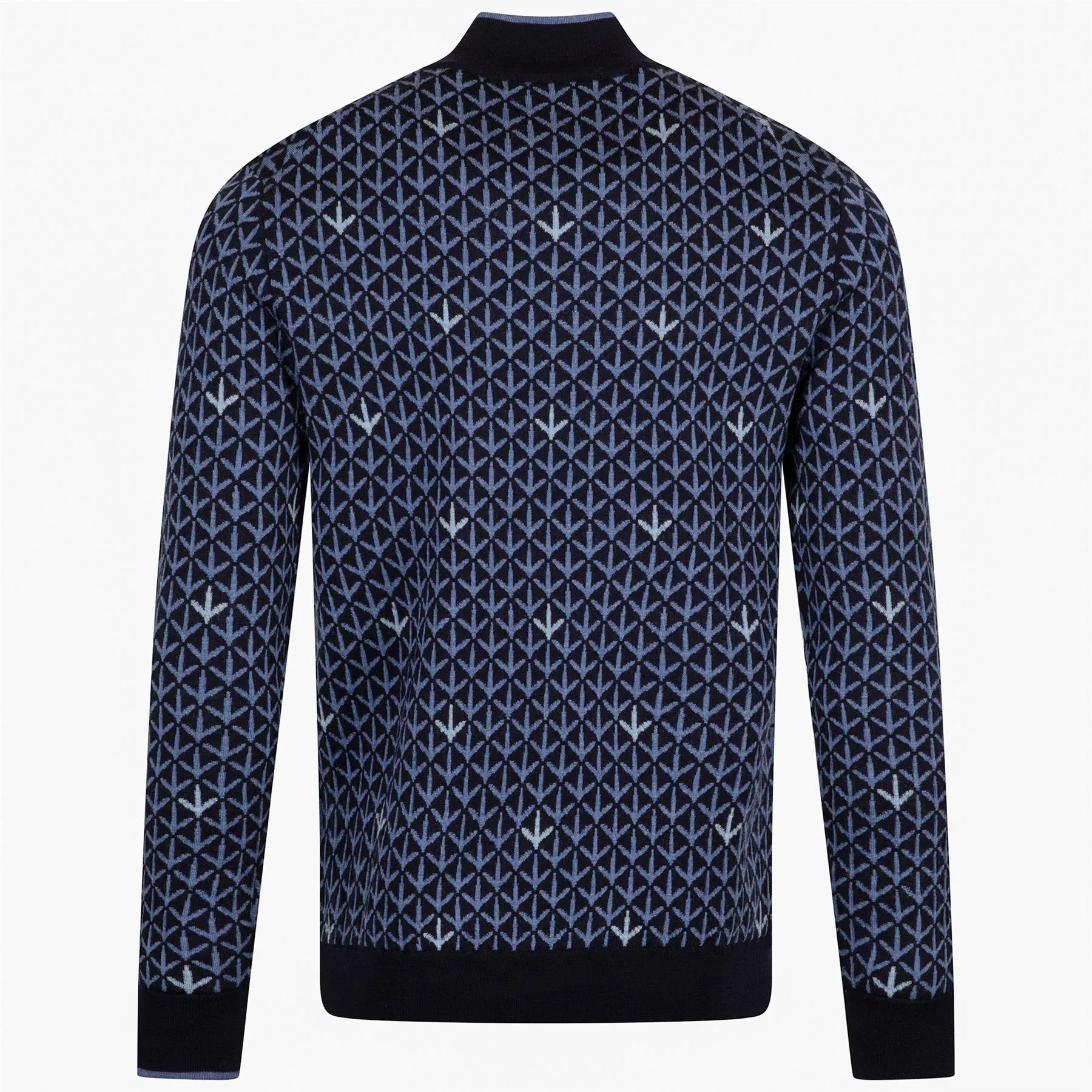 Footprints Sebonack Merino Quarter Zip Maltese Blue - SU24