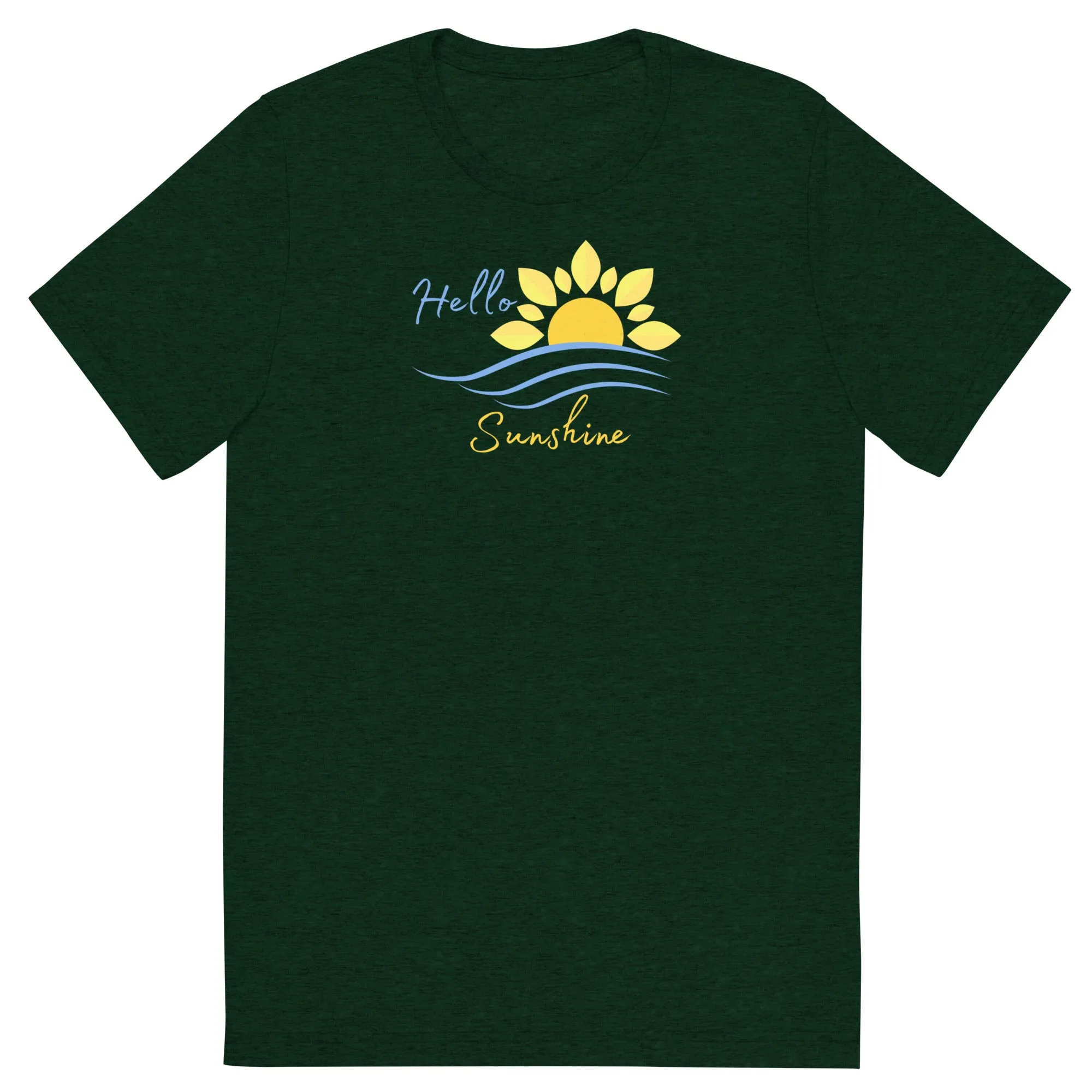 Hello Sunshine - Short sleeve t-shirt, comfy, soft, fitted look