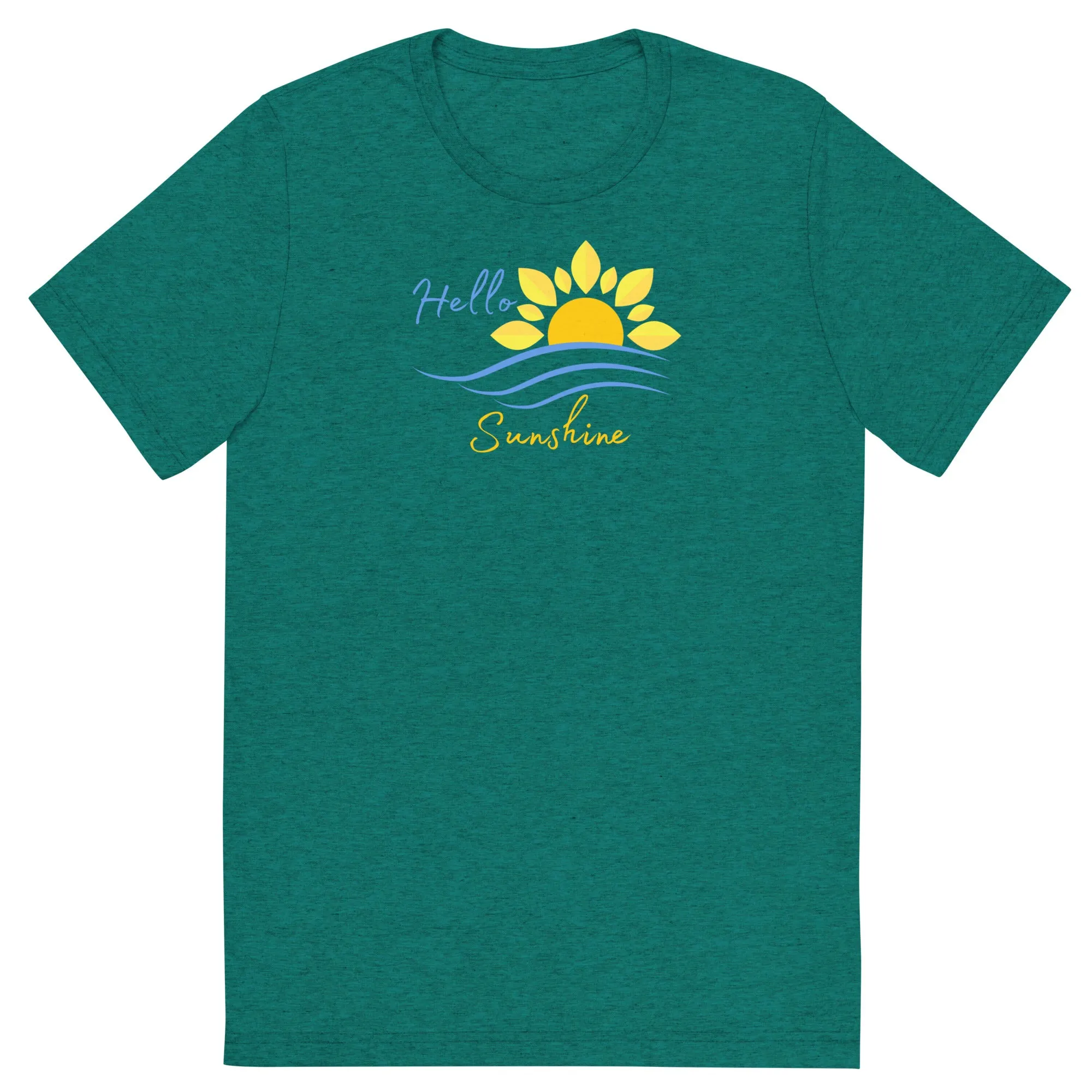 Hello Sunshine - Short sleeve t-shirt, comfy, soft, fitted look
