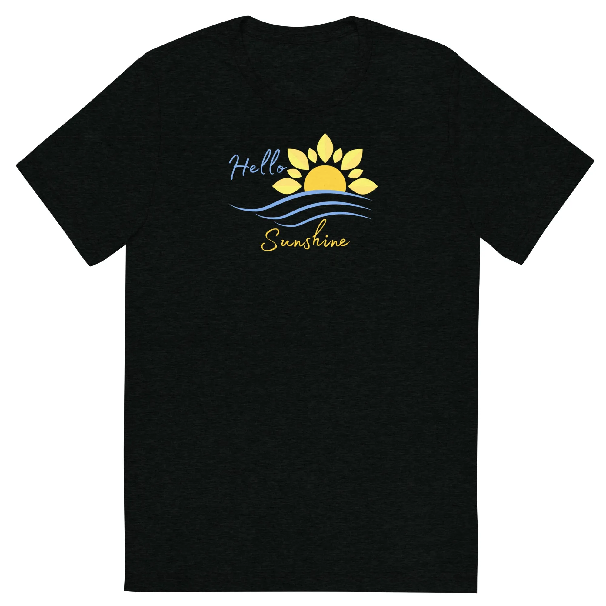 Hello Sunshine - Short sleeve t-shirt, comfy, soft, fitted look
