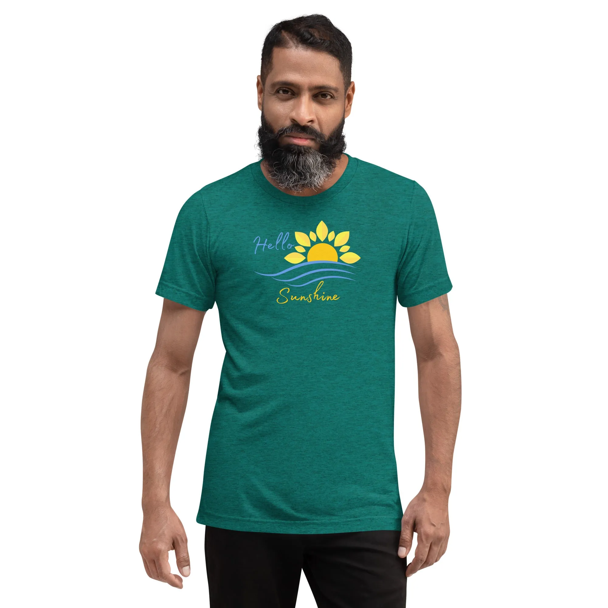 Hello Sunshine - Short sleeve t-shirt, comfy, soft, fitted look