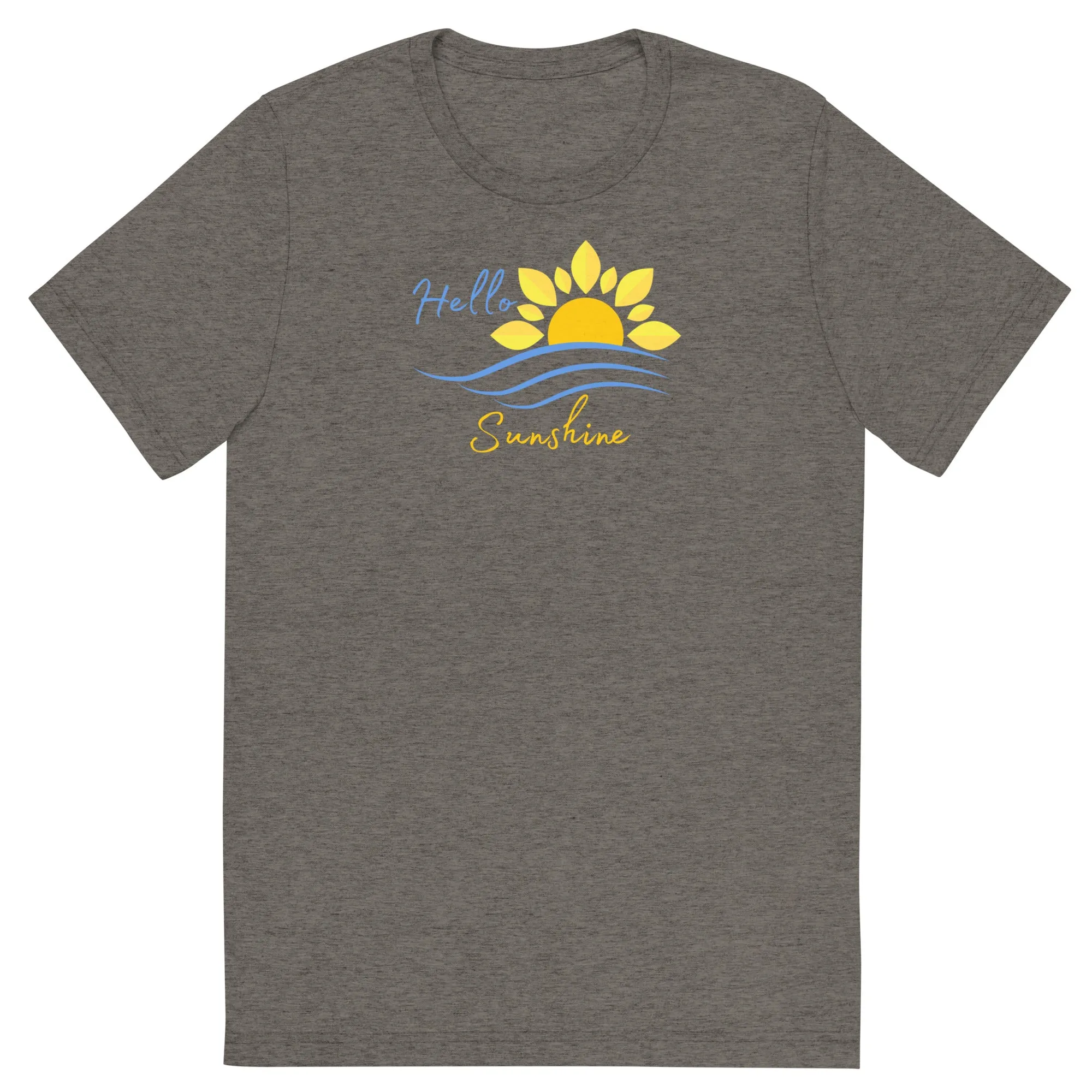 Hello Sunshine - Short sleeve t-shirt, comfy, soft, fitted look