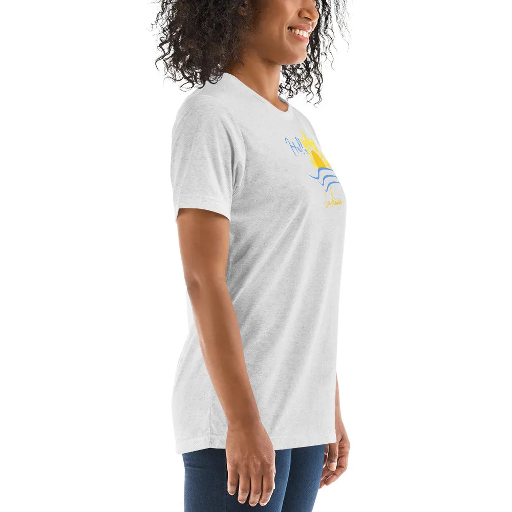 Hello Sunshine - Short sleeve t-shirt, comfy, soft, fitted look