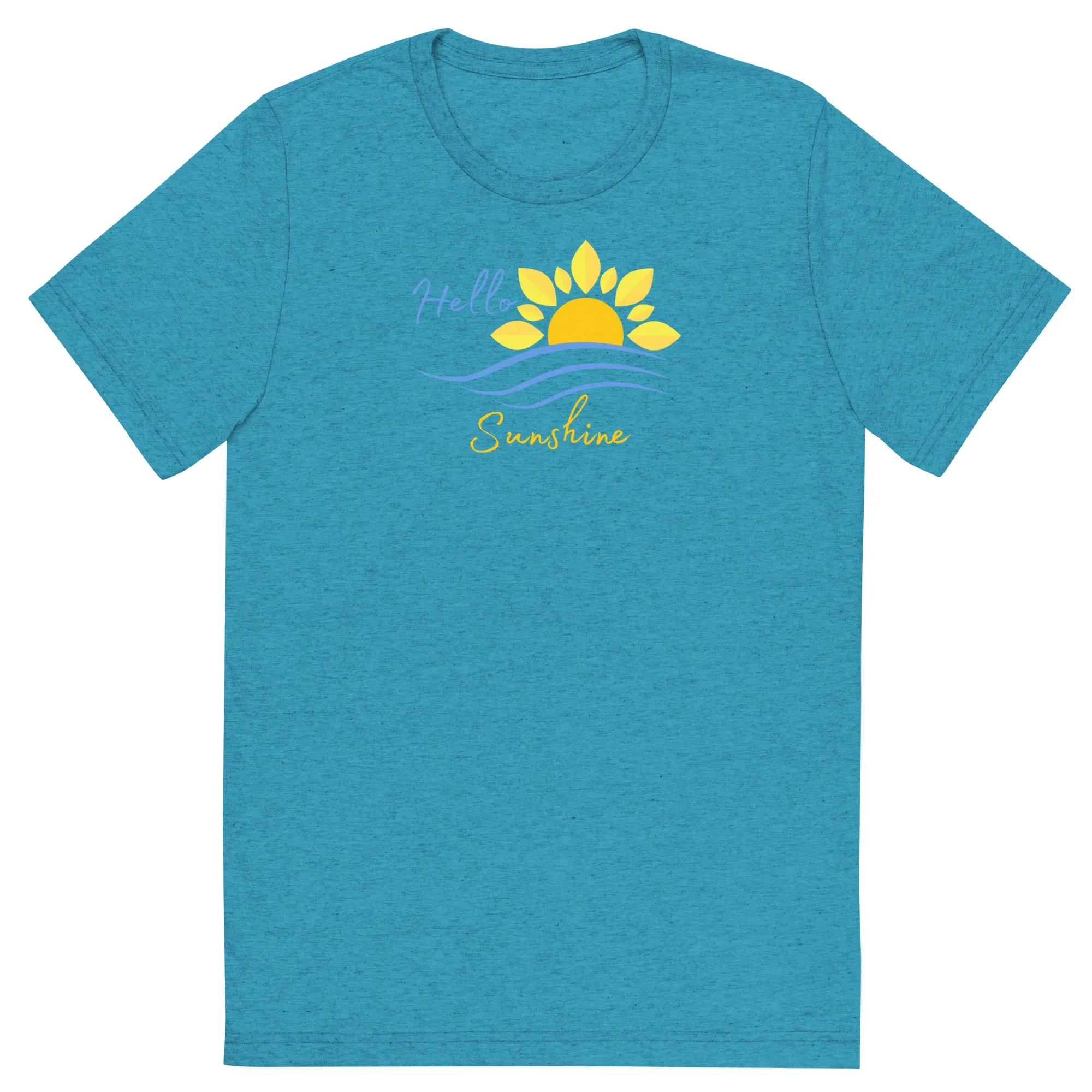 Hello Sunshine - Short sleeve t-shirt, comfy, soft, fitted look