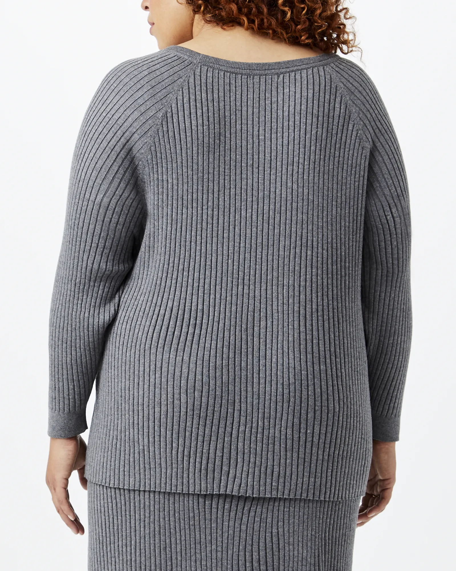 Karlee Ribbed Sweater | Charcoal Grey