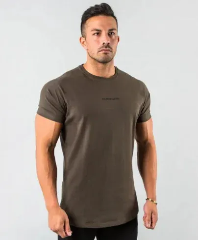 Men’s Fitted Gym T-Shirt - Premium 100% Cotton, Breathable & Moisture-Wicking