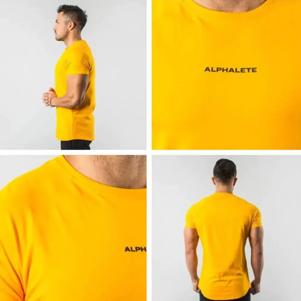 Men’s Fitted Gym T-Shirt - Premium 100% Cotton, Breathable & Moisture-Wicking