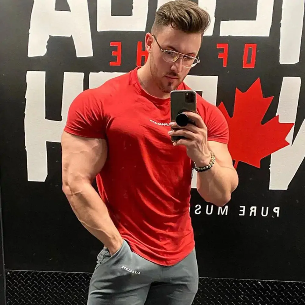 Men’s Fitted Gym T-Shirt - Premium 100% Cotton, Breathable & Moisture-Wicking