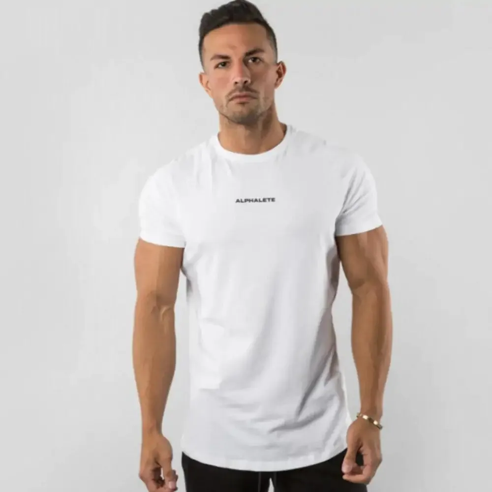 Men’s Fitted Gym T-Shirt - Premium 100% Cotton, Breathable & Moisture-Wicking