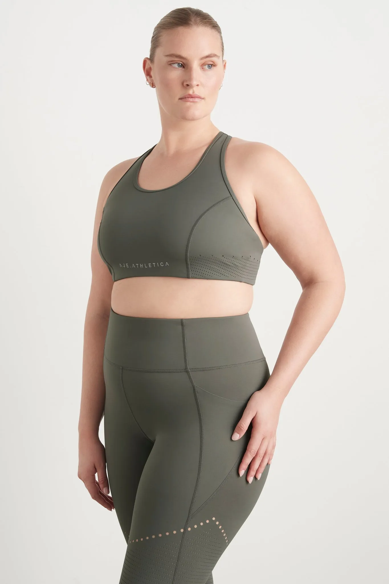 Perforated Racer Sports Bra 339