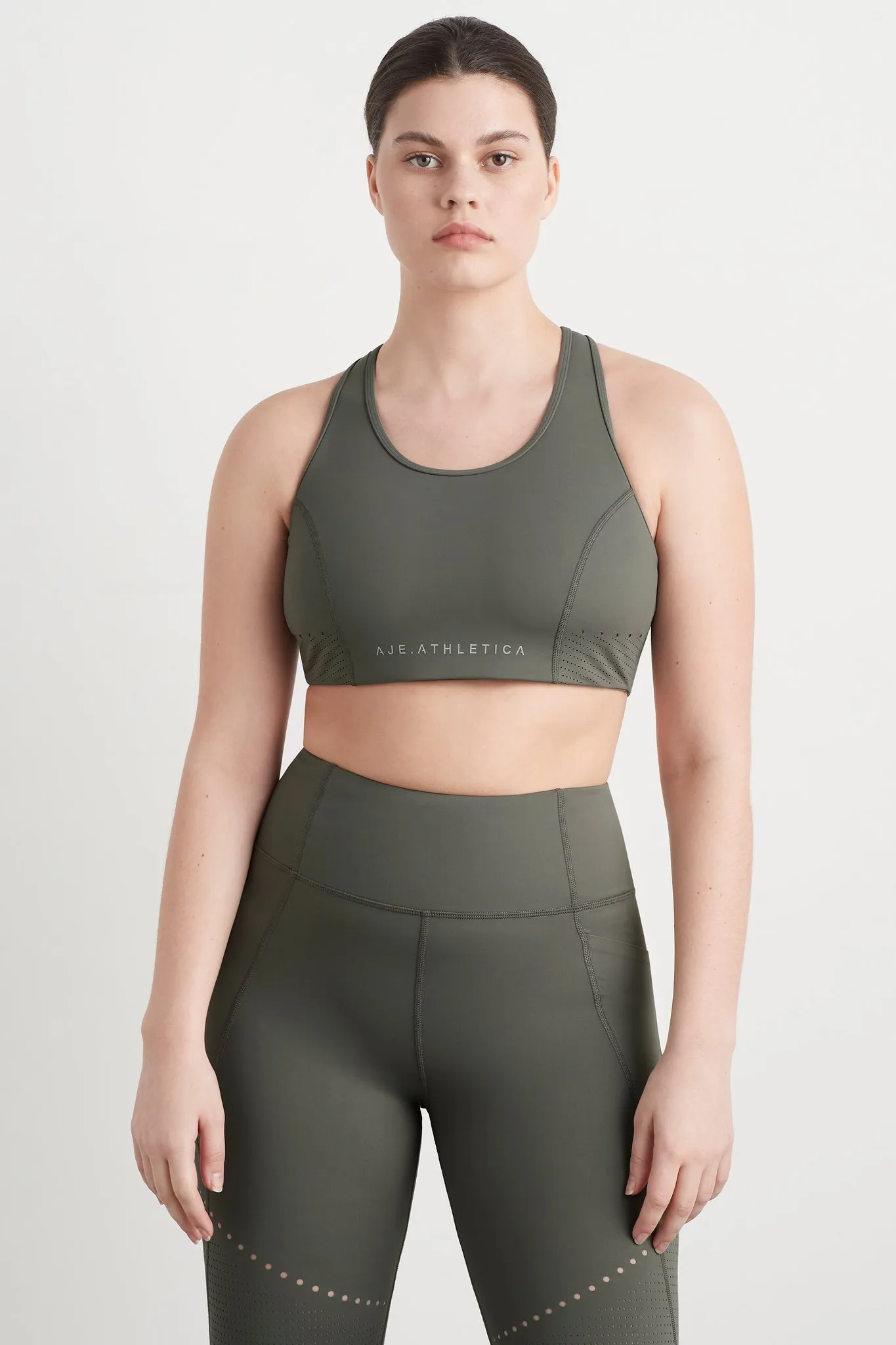 Perforated Racer Sports Bra 339