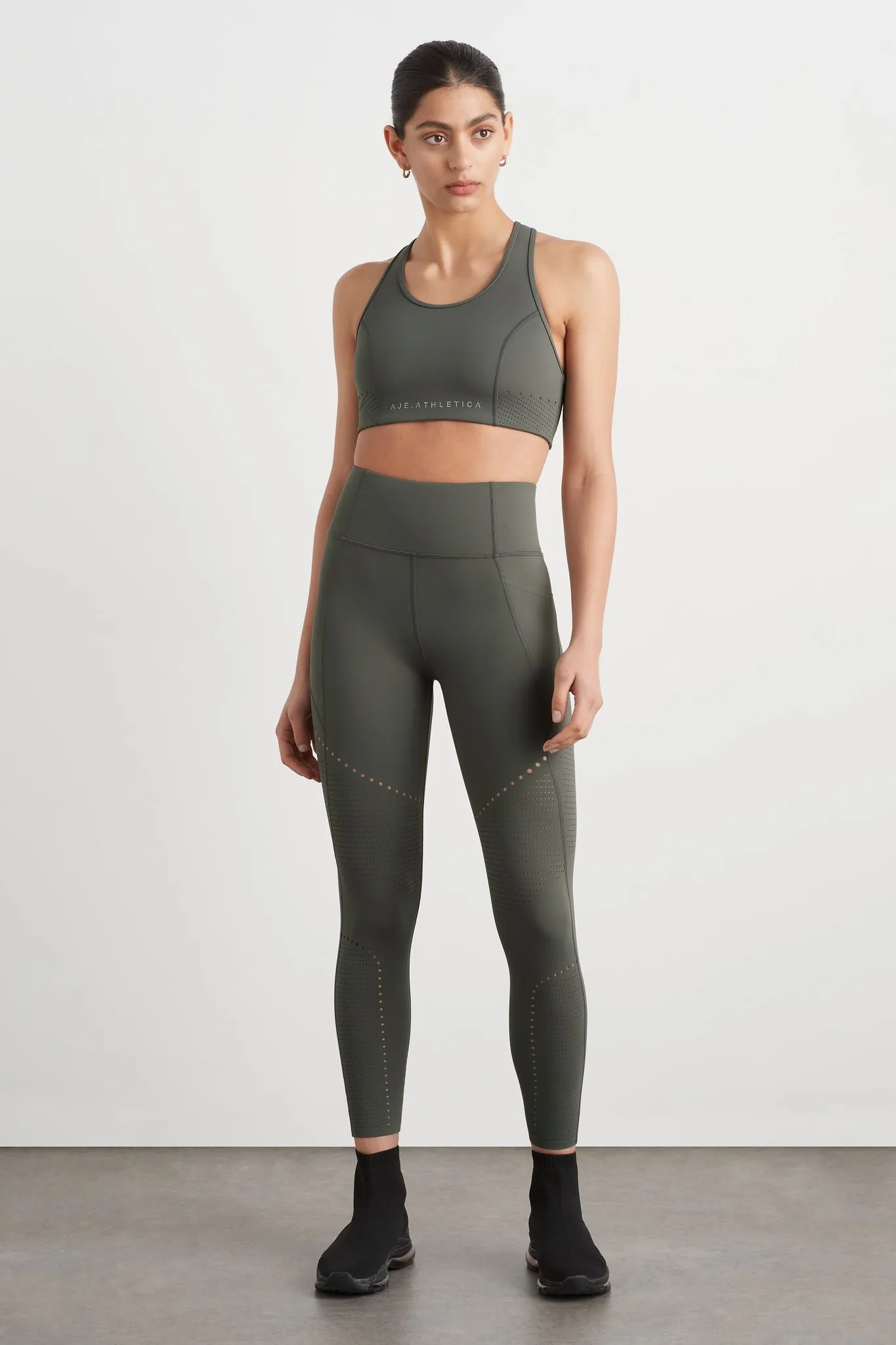 Perforated Racer Sports Bra 339