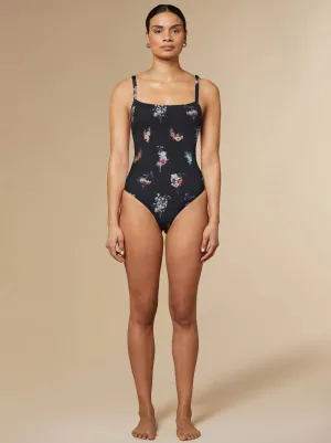 Shona Minimal Swimsuit Black