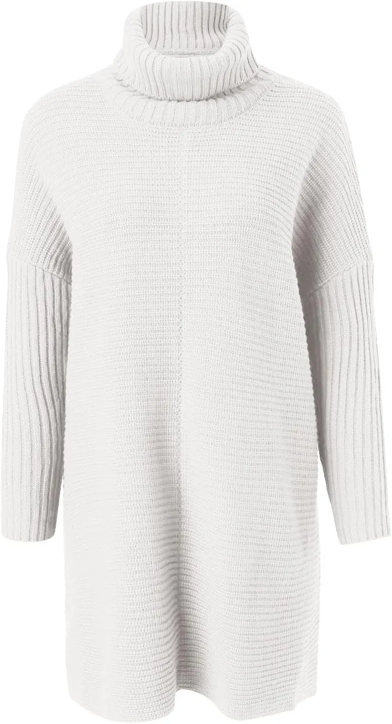 Sweaters Womens Oversized Turtleneck Batwing Long Sleeve Casual Cozy Baggy Knit Pullover Tunic Sweater 2024 Fall Outfits