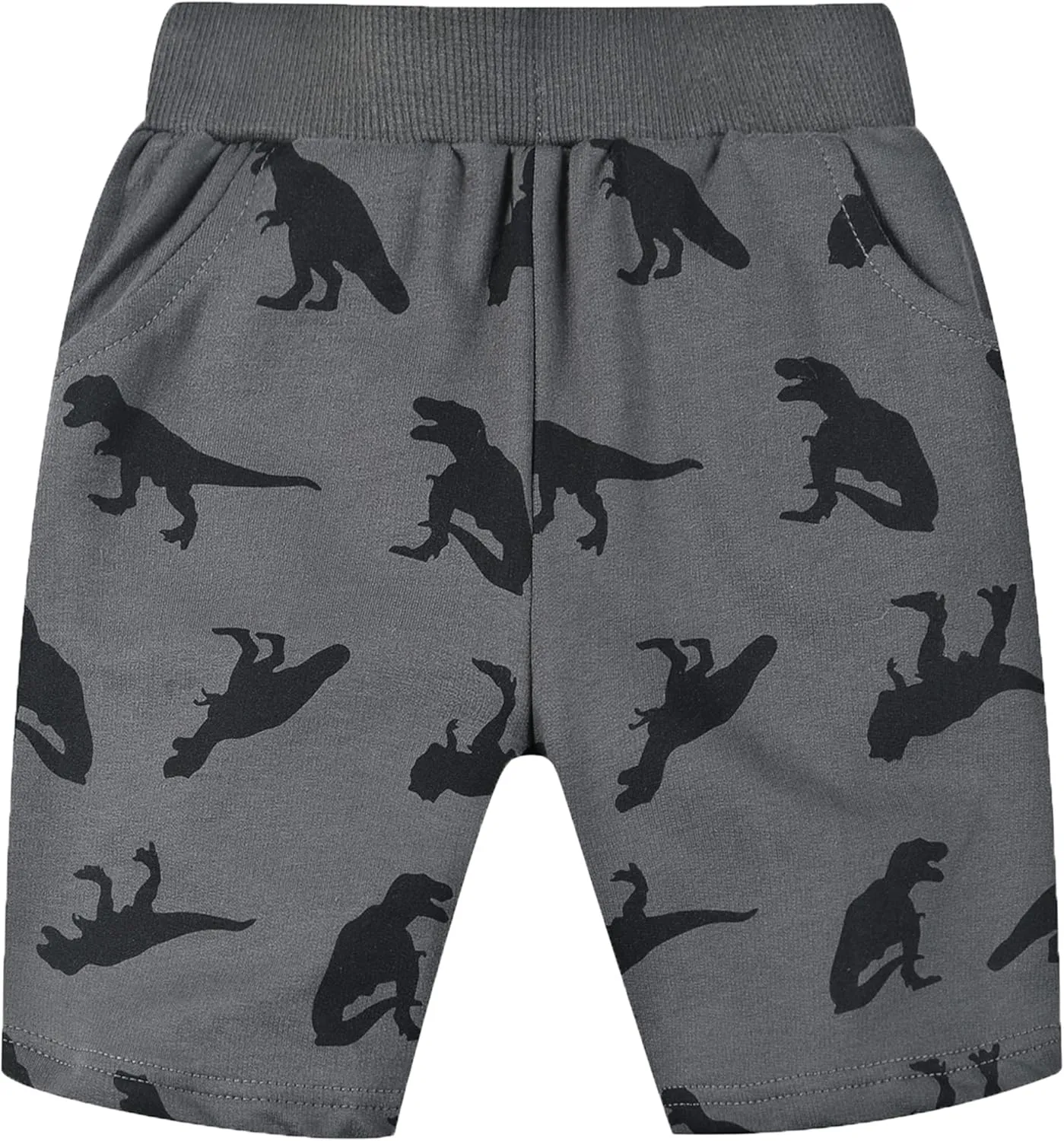 TLAENSON Toddler Boys Summer Cotton Shorts with Pocket, Baby Pull-On Casual Active Jogger Shorts 2-Pack /3-Pack