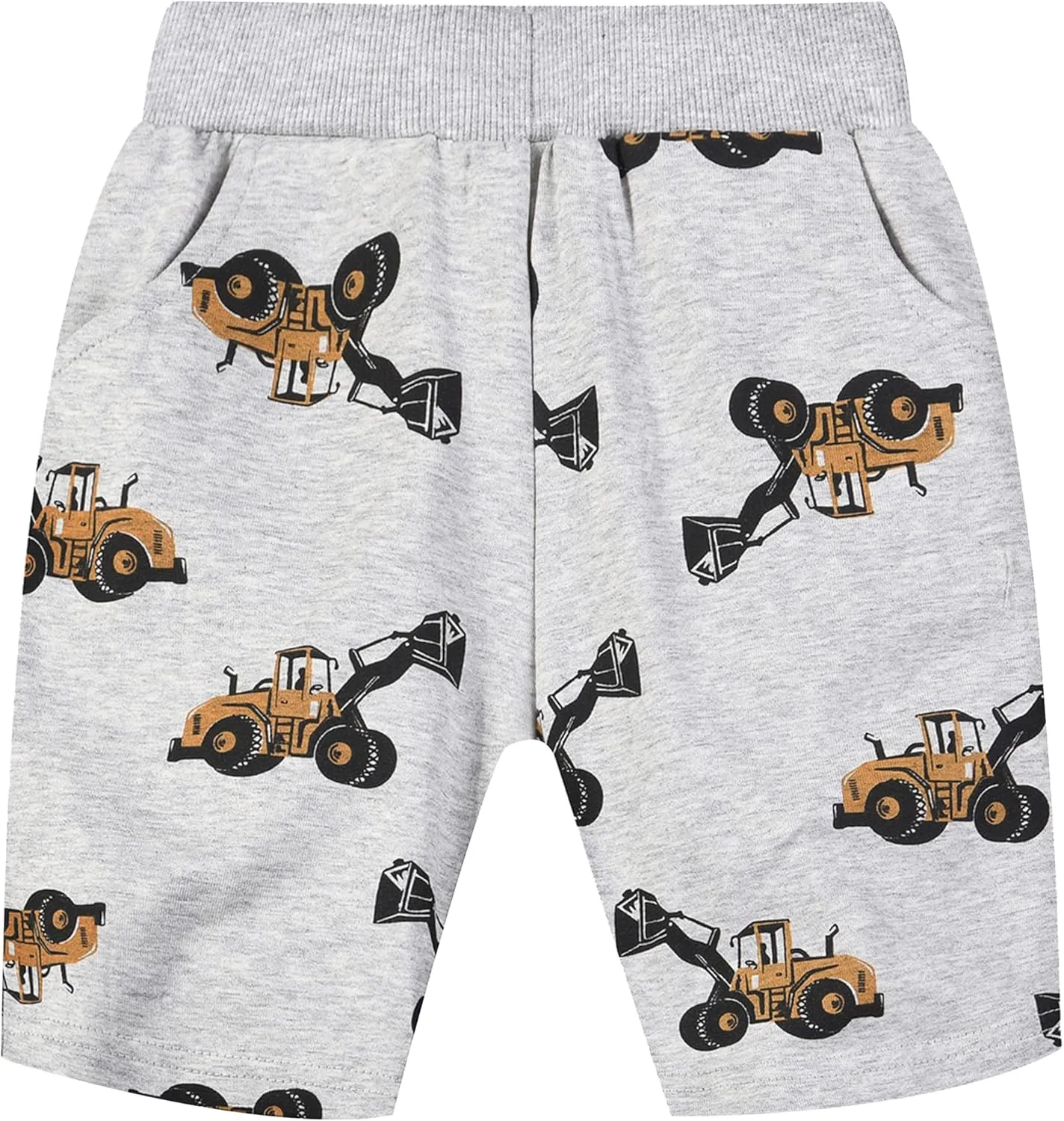 TLAENSON Toddler Boys Summer Cotton Shorts with Pocket, Baby Pull-On Casual Active Jogger Shorts 2-Pack /3-Pack