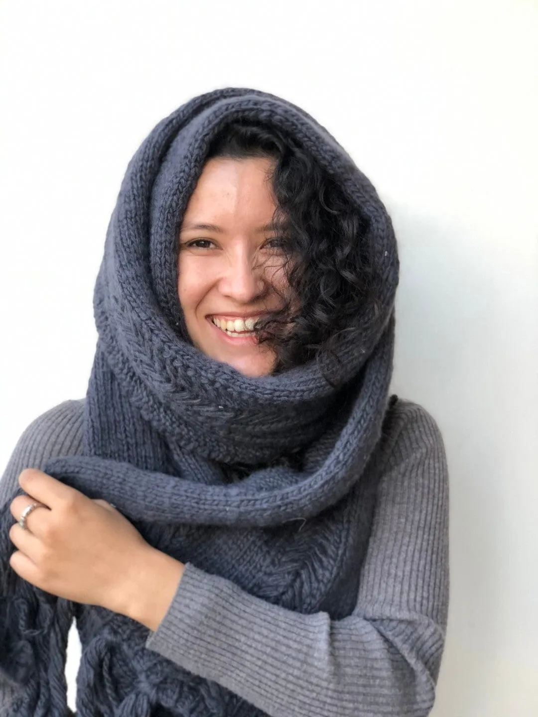 Trenches Sheep Wool Muffler