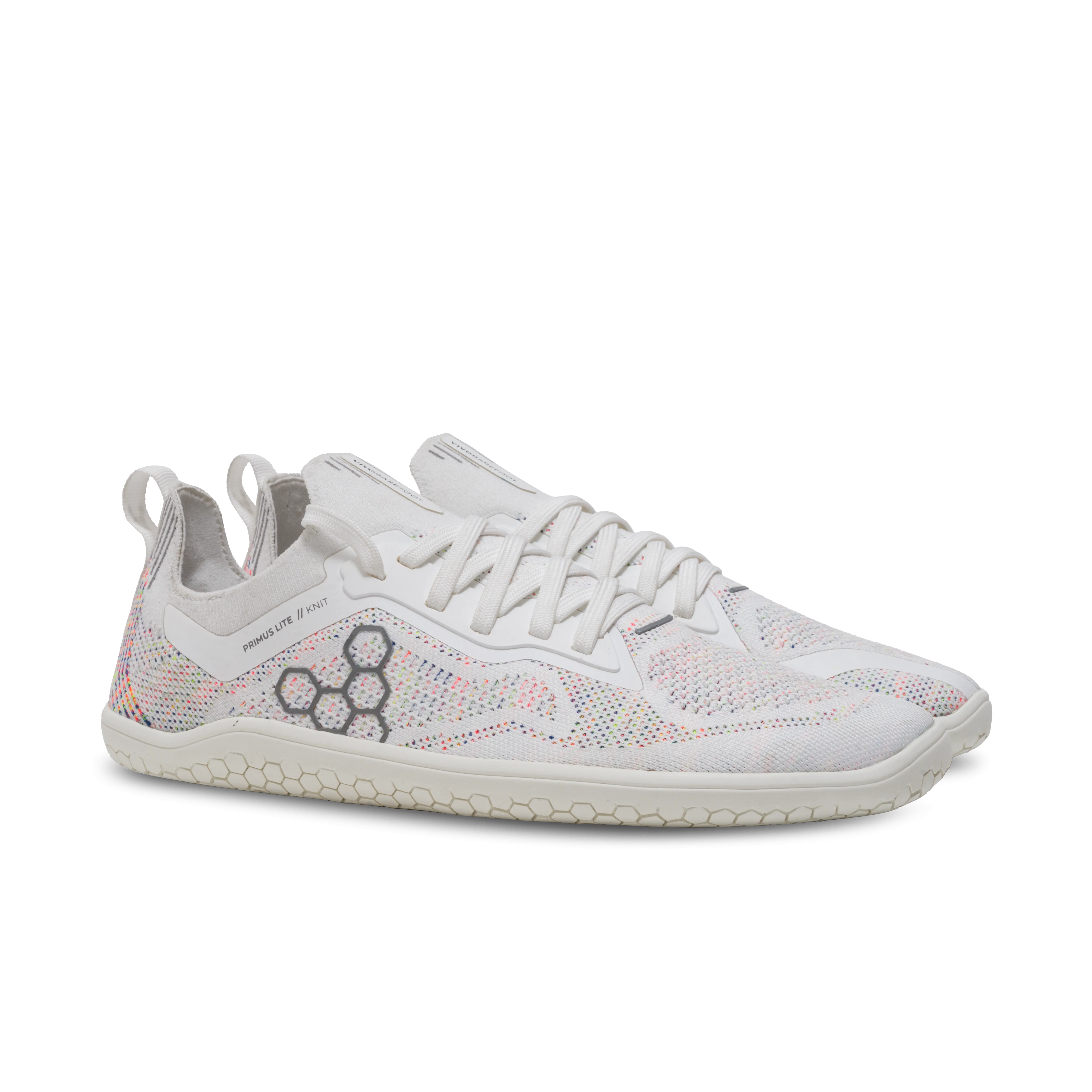 Vivobarefoot Primus Lite Knit Womens – Bright White/Iridescent