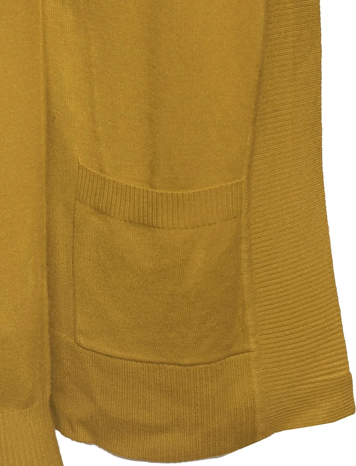 Women's Solid Soft Stretch Open Front Knit Cardigan