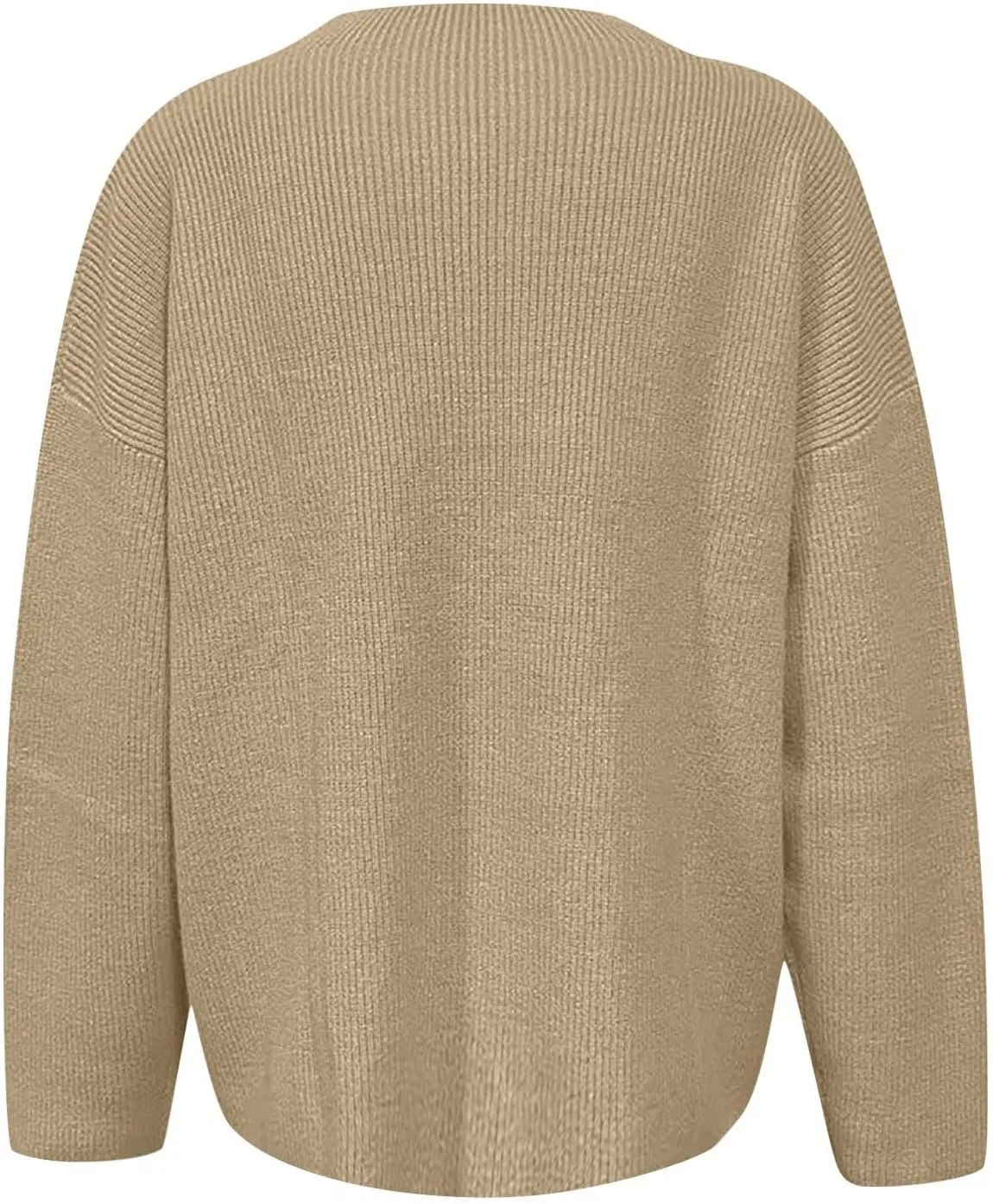 Womens Sweaters Trendy Hollow Out Long Sleeve Pullover Tops Casual Loose Crewneck Knit Solid Jumper Tops Plus Size